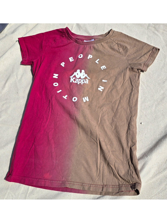 Kappa Tops - Kappa Women’s XS Burgundy/Brown Colorblock